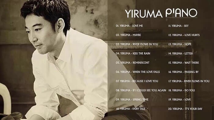 Yiruma là một trong những nghệ sĩ Piano nổi tiếng thế giới