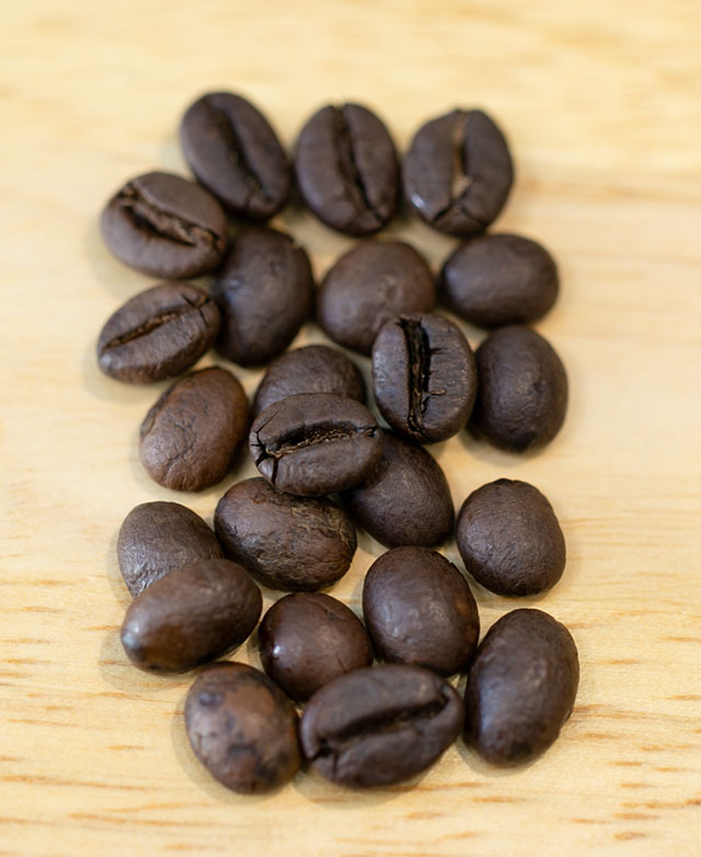 Hạt Robusta của cà phê ông bi