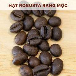 hạt robusta cầu đất rang mộc