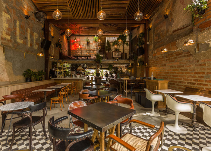 Trang trí quán cafe theo phong cách Rustic